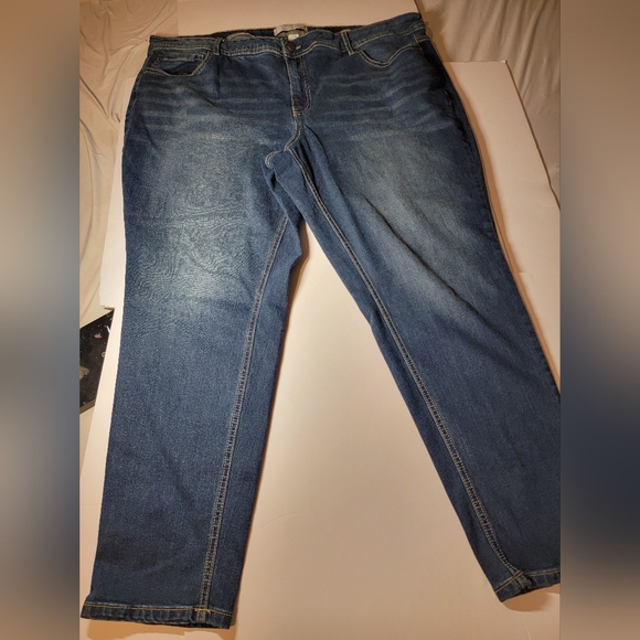 Cato Curvy Skinny Blue Denim Jeans Size 22W - Picture 1 of 10